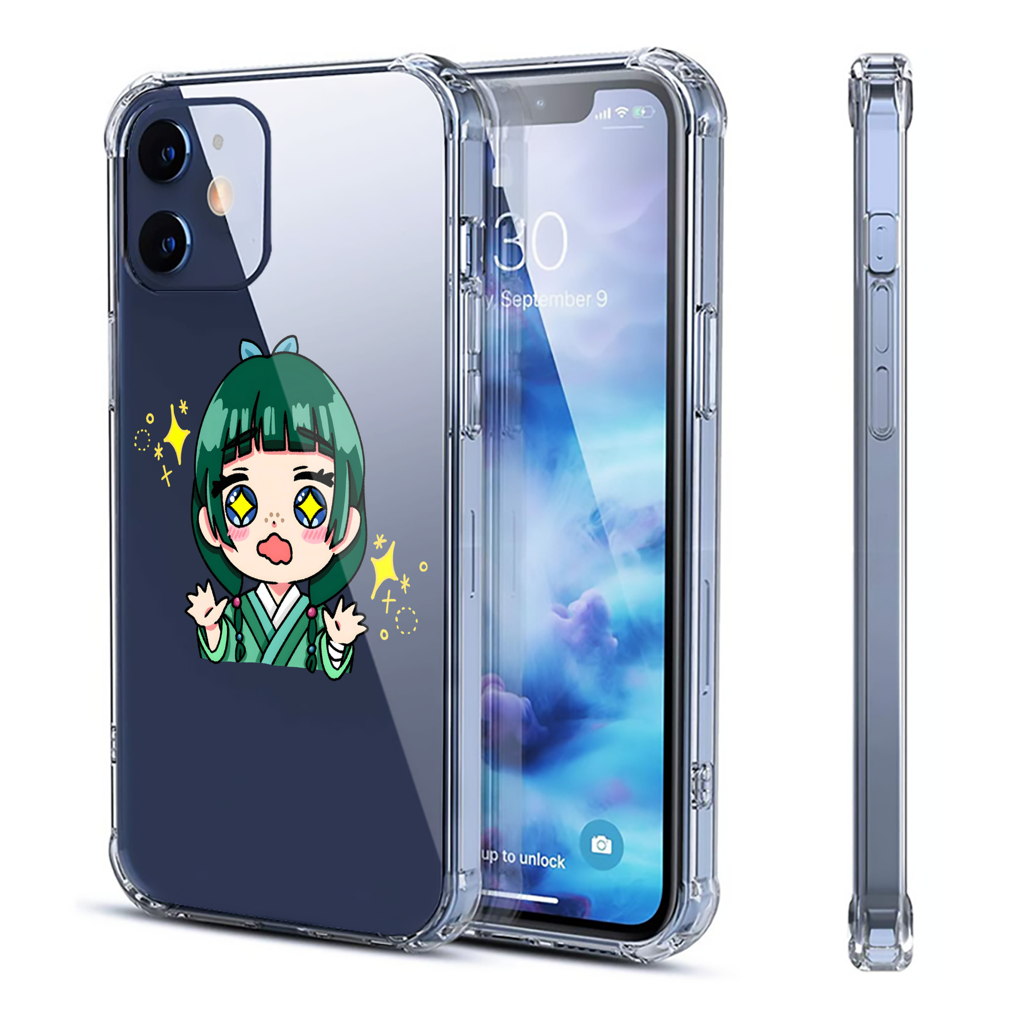 （画像用） 薬屋のひとりごと The Apothecary Diaries 【iPhone 12シリーズ対応】透明スマホケース（クリアソフトケース）